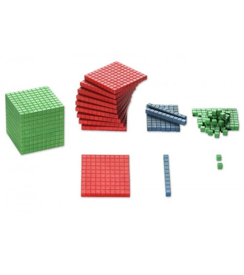 Cube mathématique coloré