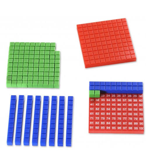 Hundred Table Montessori colors