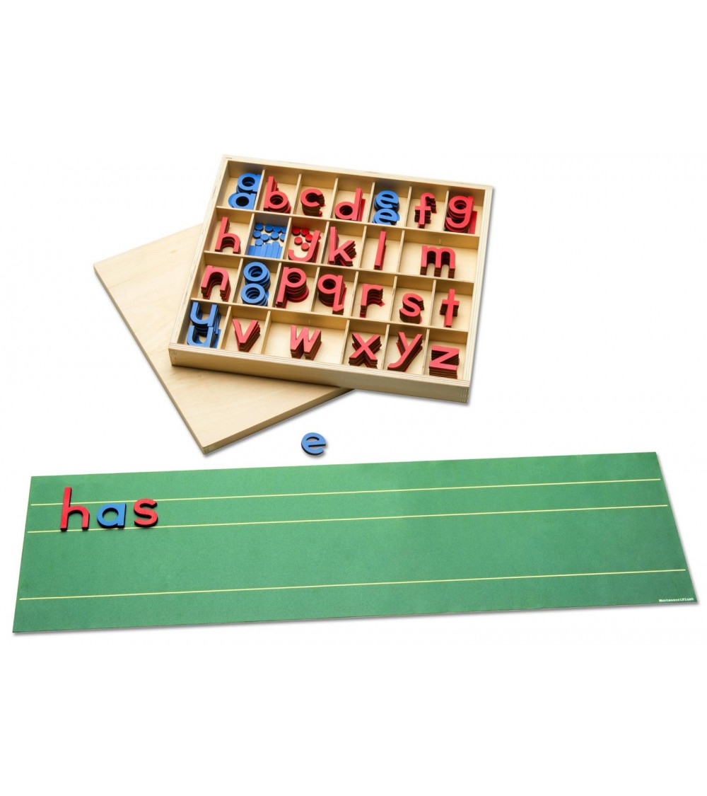Tapis d'écriture lettres mobiles SIMPLE ou DOUBLE - Matériel Montessori  Pour Tous