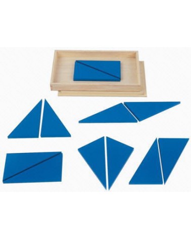 Constructive blue triangles