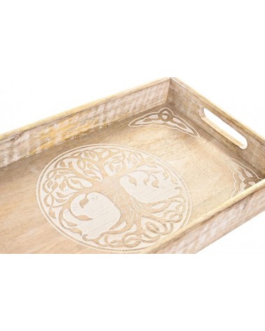 BANDEJA SET 2 MANGO 43,5X27X5,5 HAMSA DECAPE