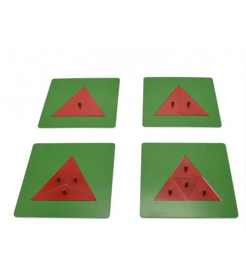 Triangoli di metallo divisi