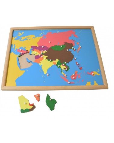Puzzle map Asia2