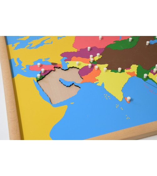 Puzzle map Asia3