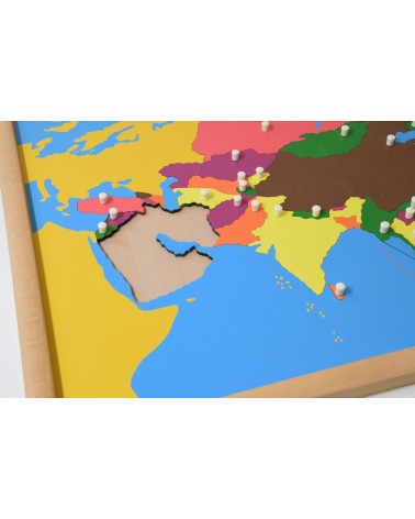 Puzzle map Asia3