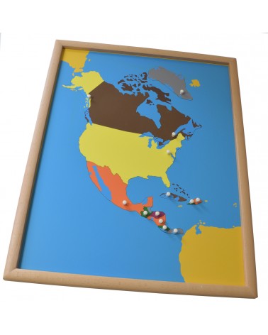 Puzzle Map North America