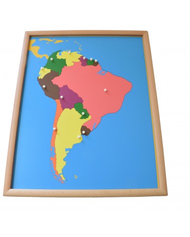 Puzle map América del Sur