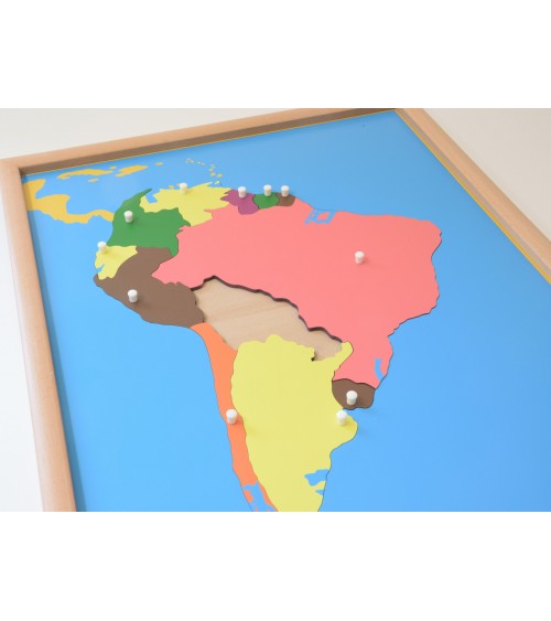 Puzzle carte Amérique du Sud2