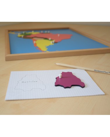 Mappa puzzle Sud America3