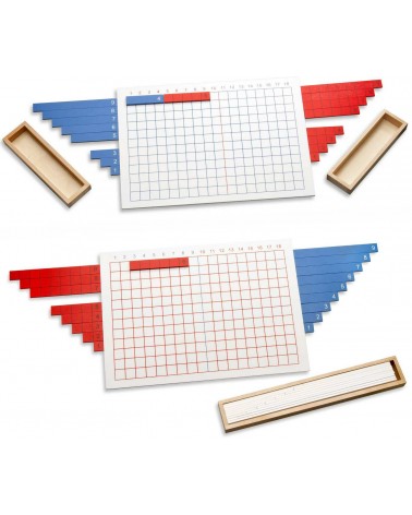 Strip boards for addition and subtraction