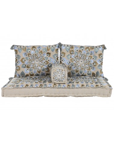 ARMCHAIR SET 4 COTTON 150X74X14 EMBROIDERY 4 MOD.