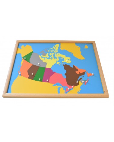 Carte puzzle Canada