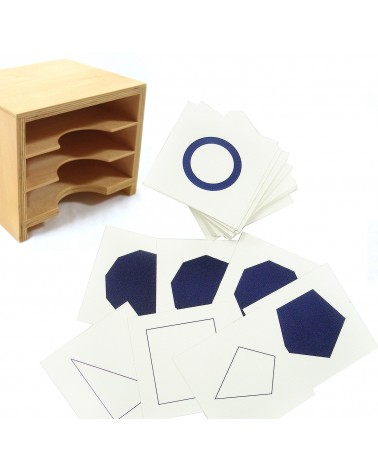 Geometric set of cards